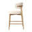 Merlin Upholstered Counter Stool with Solid Wood Frame