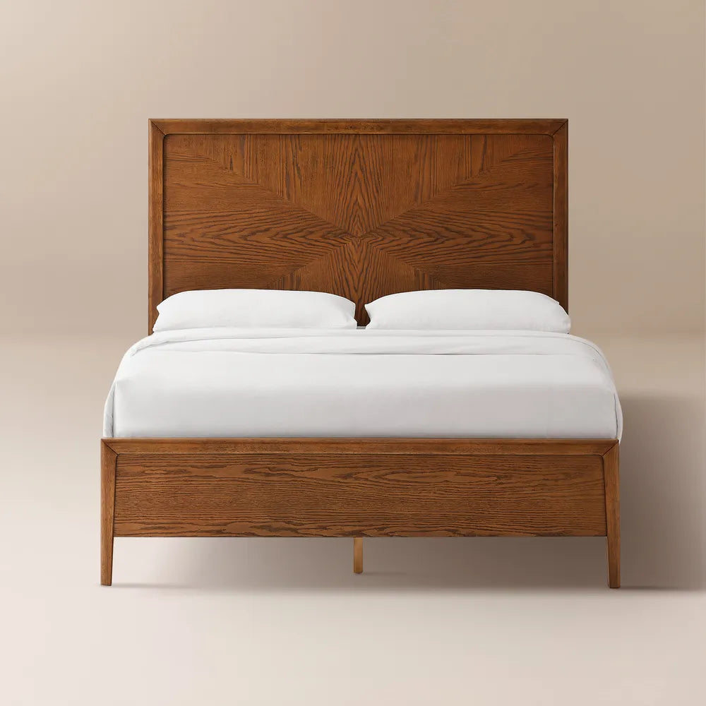 Noorin Wood Frame Bed