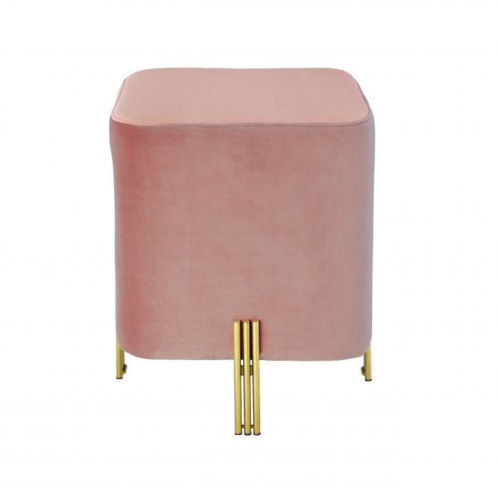 Nova Velvet Cube Footstool