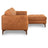 Novara -Grain Artificial Leather Sectional Sofa