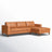 Novara -Grain Artificial Leather Sectional Sofa