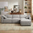 Novelle Cotton Blend Modular Sofa