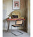 Vintage Recycled Grey & Earth Red Mirror Console