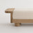 Oak & Fabric Bench