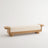 Oak & Fabric Bench