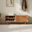 Oakley Solid Wood Shoe Rack Bench