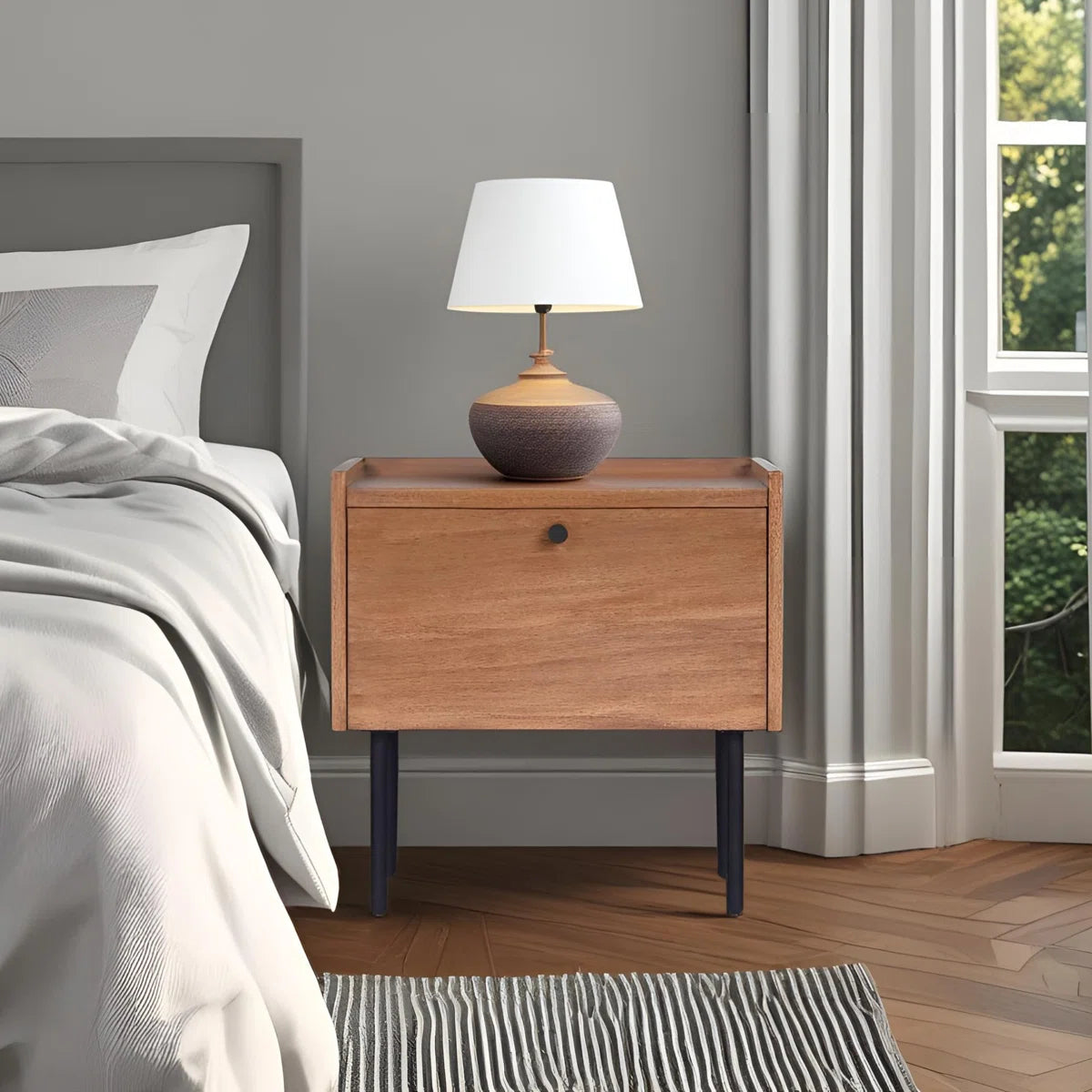 Aleria Modern Nightstand