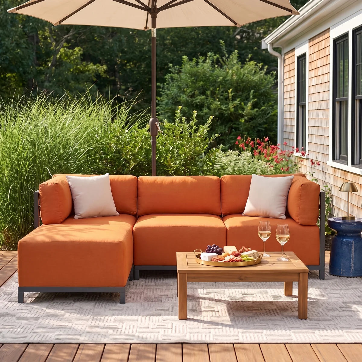 Elmont Outdoor Sectional Sofa