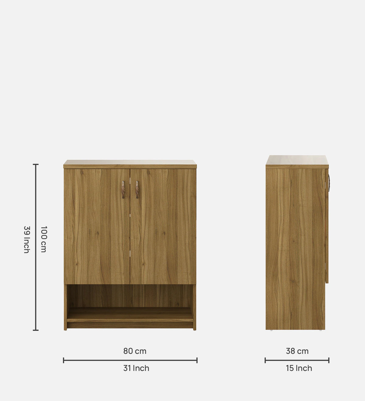 Orlena Solid Wood Cabinet