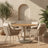 Teak Neo Round  Dining Table