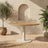 Teak Neo Round  Dining Table