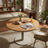 Teak Neo Round  Dining Table