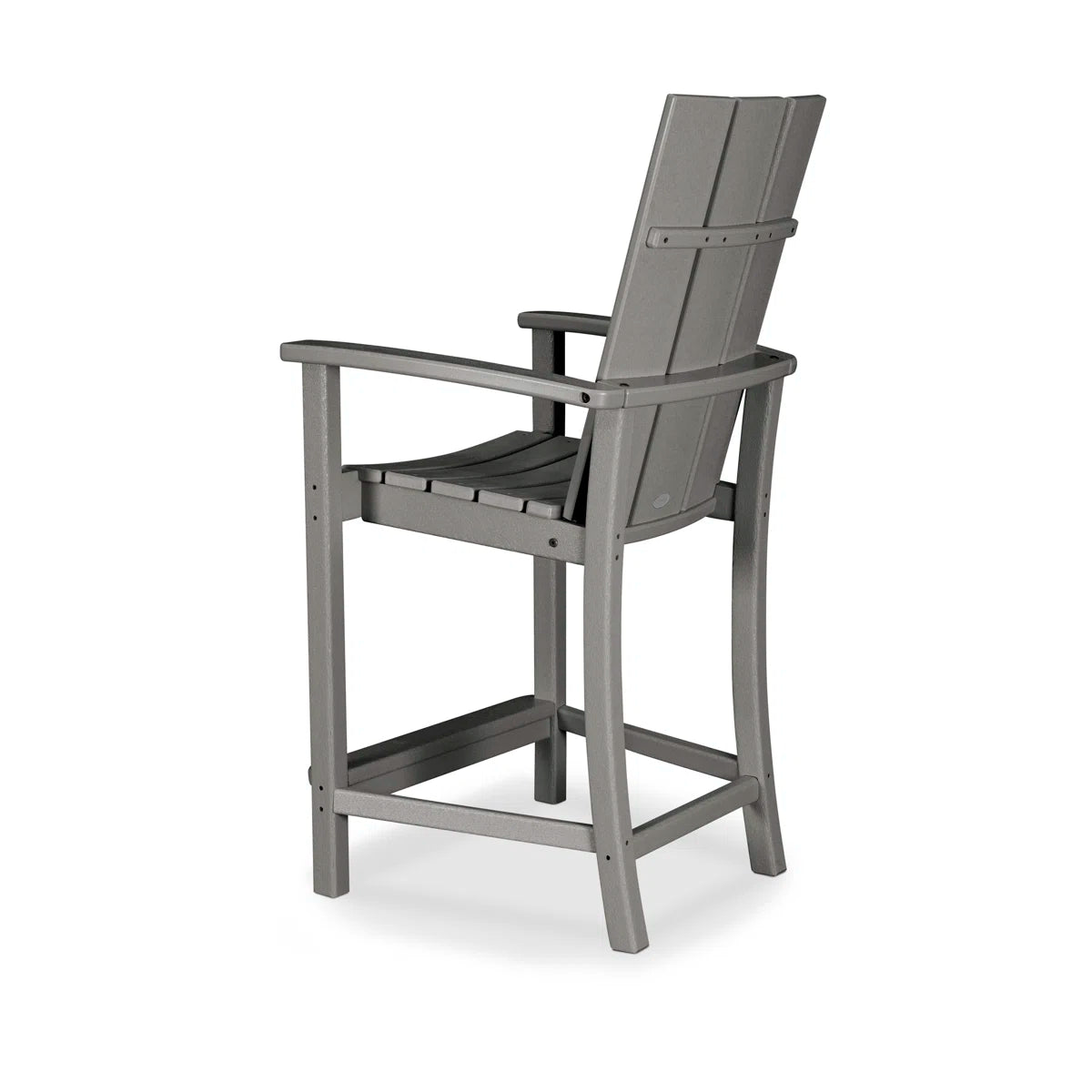 White Modern Adirondack Bar Stool