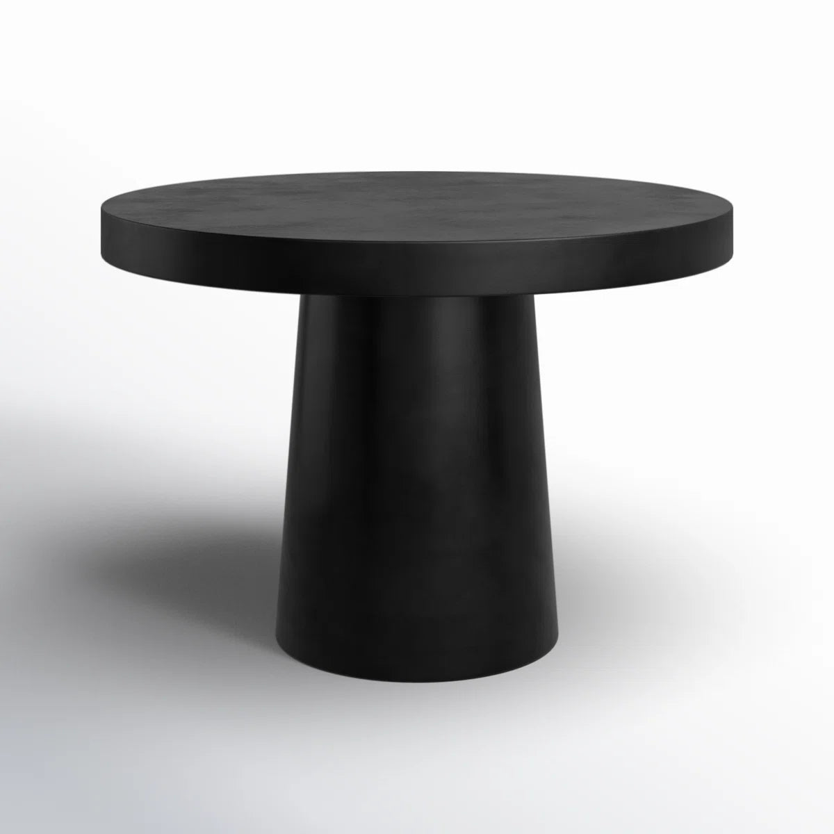 Black Rounded Dining Table