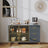 RDX Rolex Sideboard Buffet Cabinet