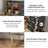 RDX Rolex Sideboard Buffet Cabinet