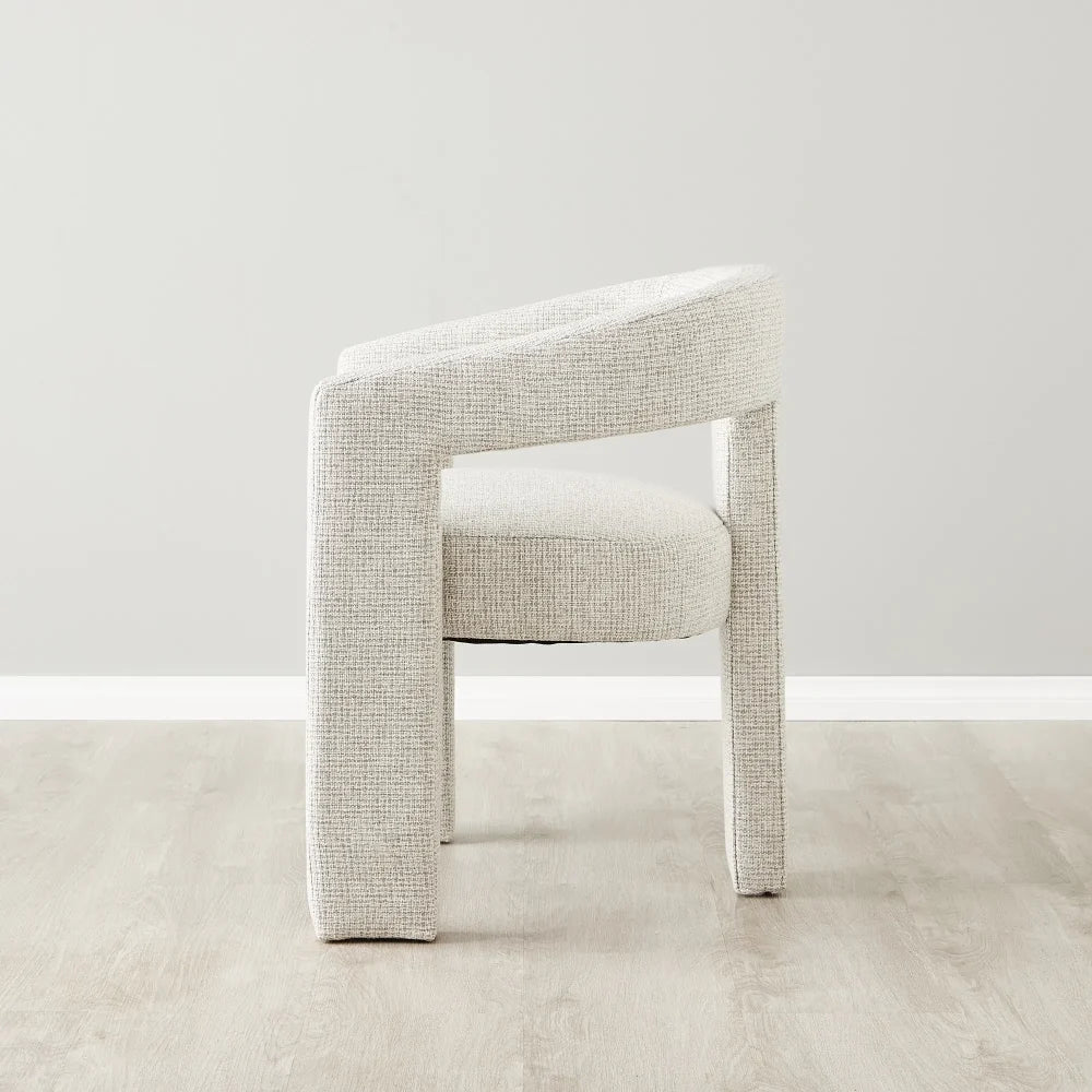 Rexona Charcoal Velvet Dining Chair