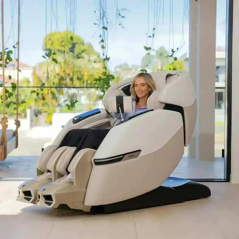 Advanced AI Robotic Massage Chair (Beige)