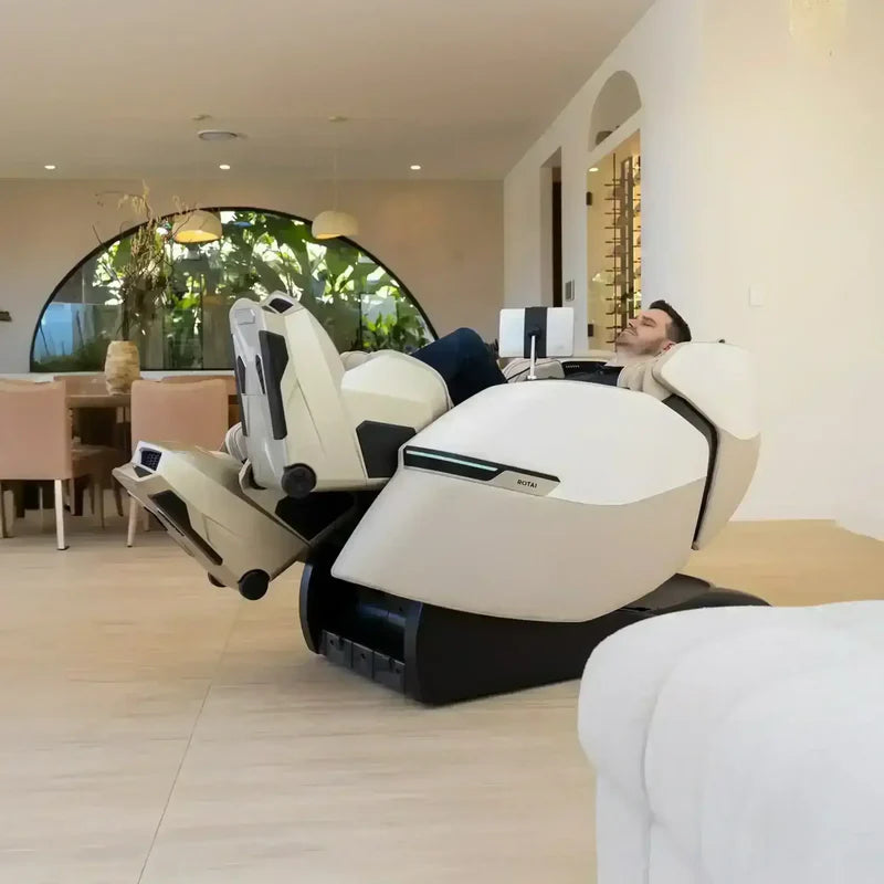 Advanced AI Robotic Massage Chair (Beige)