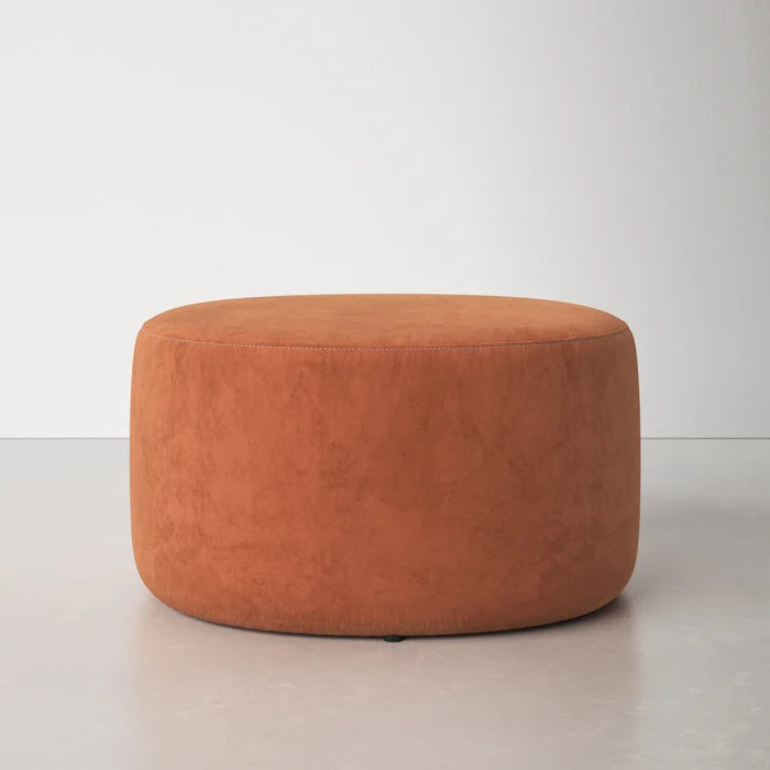 Real Rounded Cocktail Ottoman