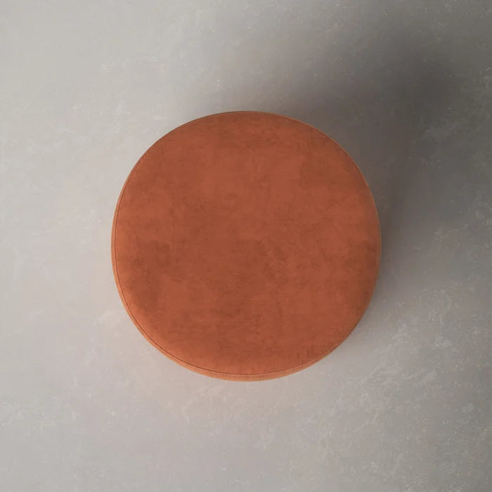 Real Rounded Cocktail Ottoman