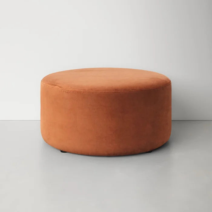 Real Rounded Cocktail Ottoman