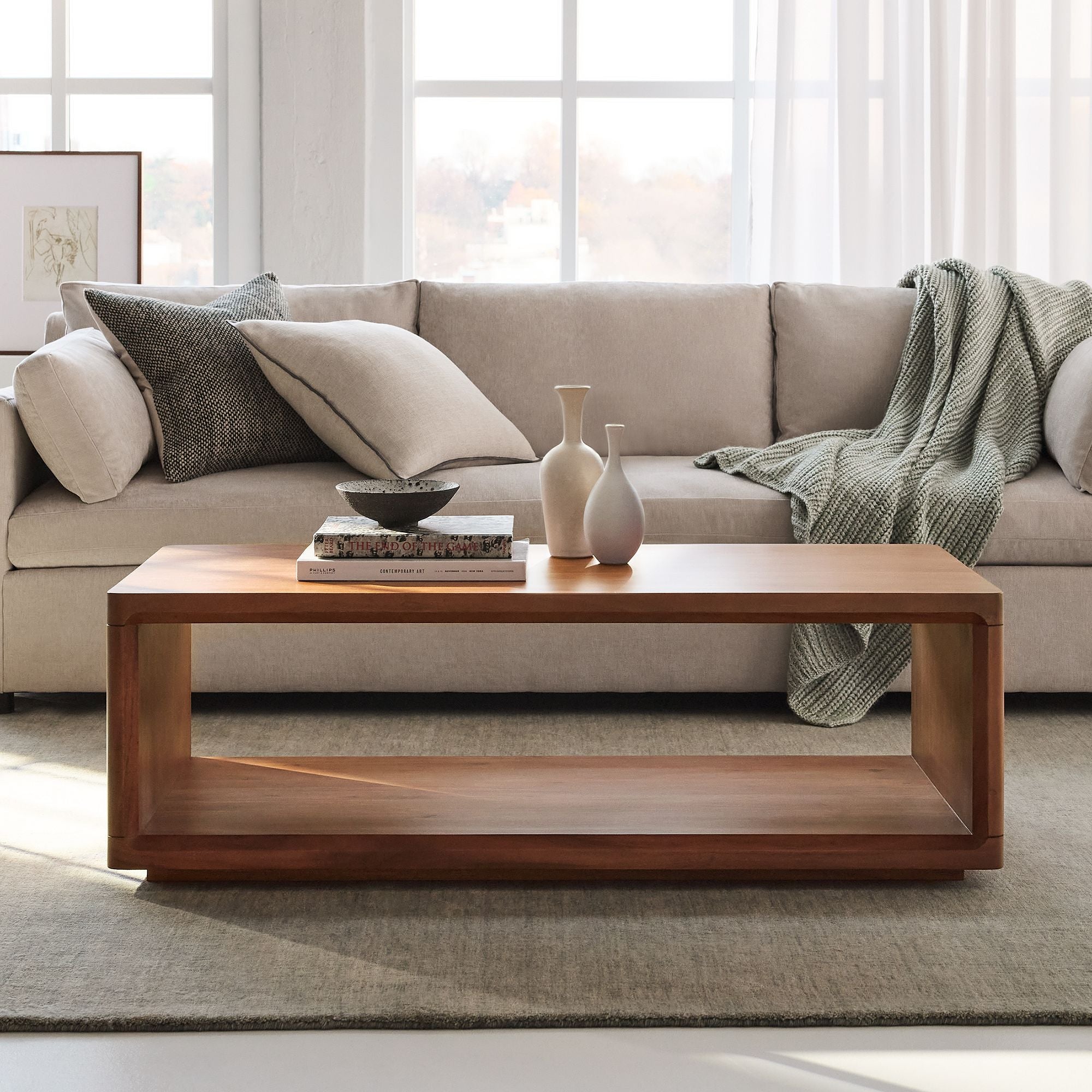 Ronan Solid Wood Coffee Table