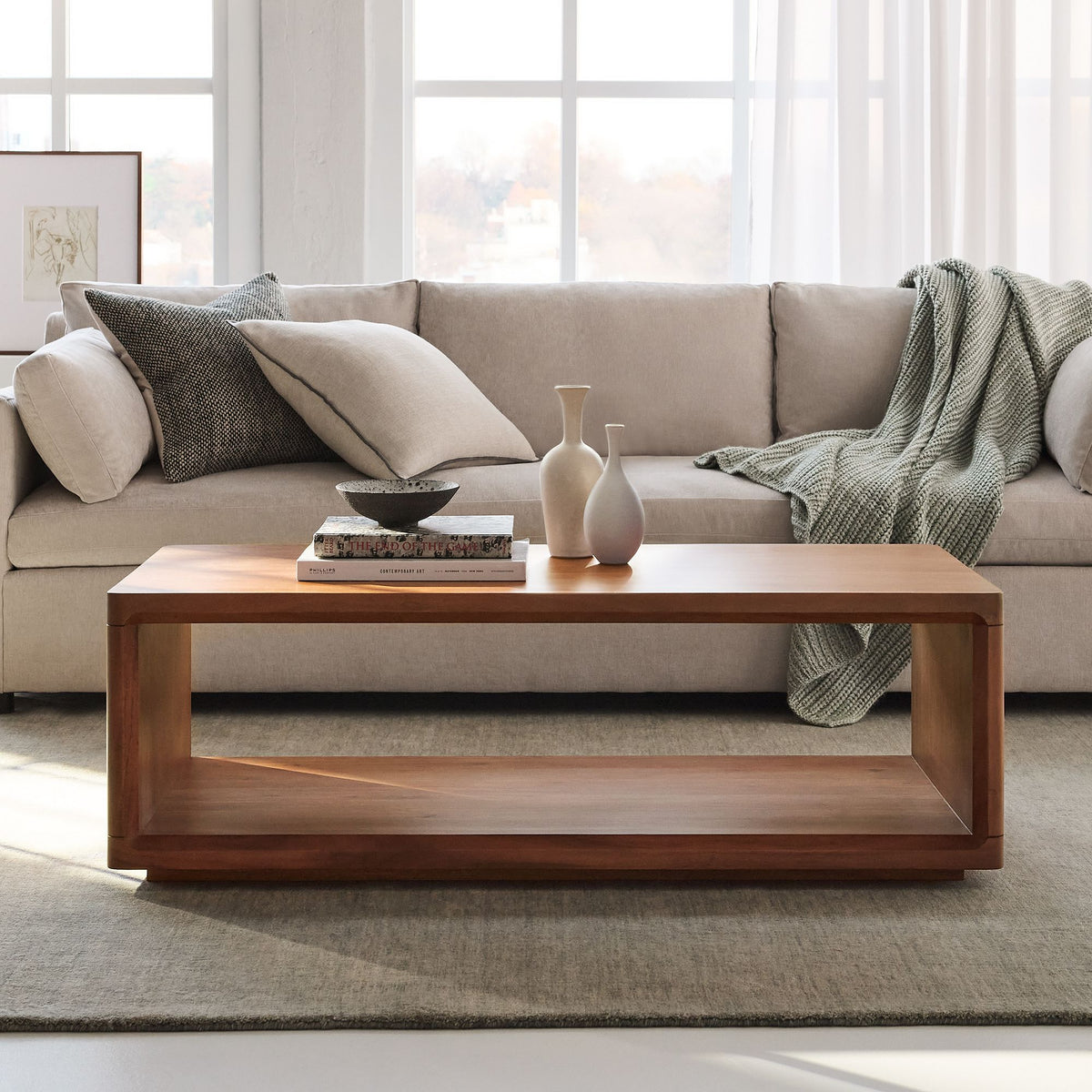 Ronan Solid Wood Coffee Table