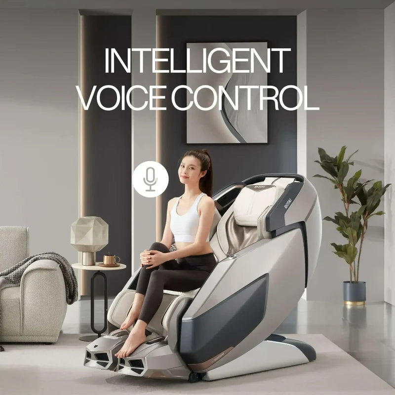 AI Robotic Massage Chair (Glacier Silver)