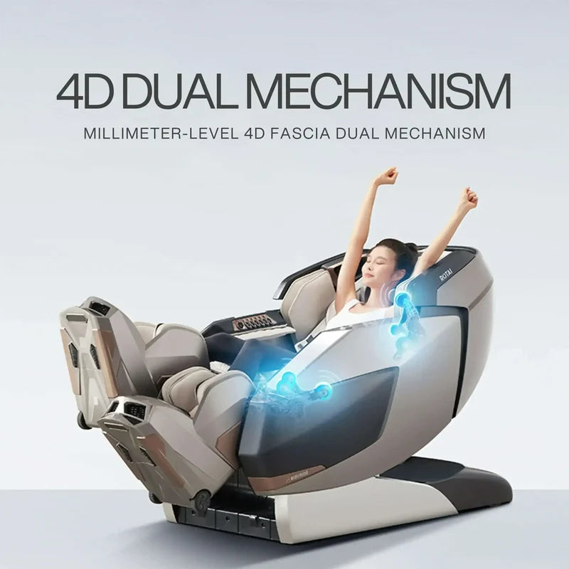 AI Robotic Massage Chair (Glacier Silver)