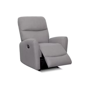 Grace Single Seater Manual Recliner - Grey