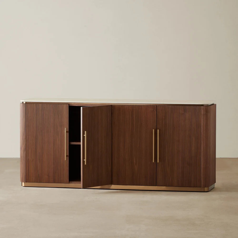 Walnut Veneer Sideboard