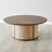 Saphire Brown Wood Round Coffee Table
