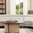 Saphire Brown Wood Round Coffee Table