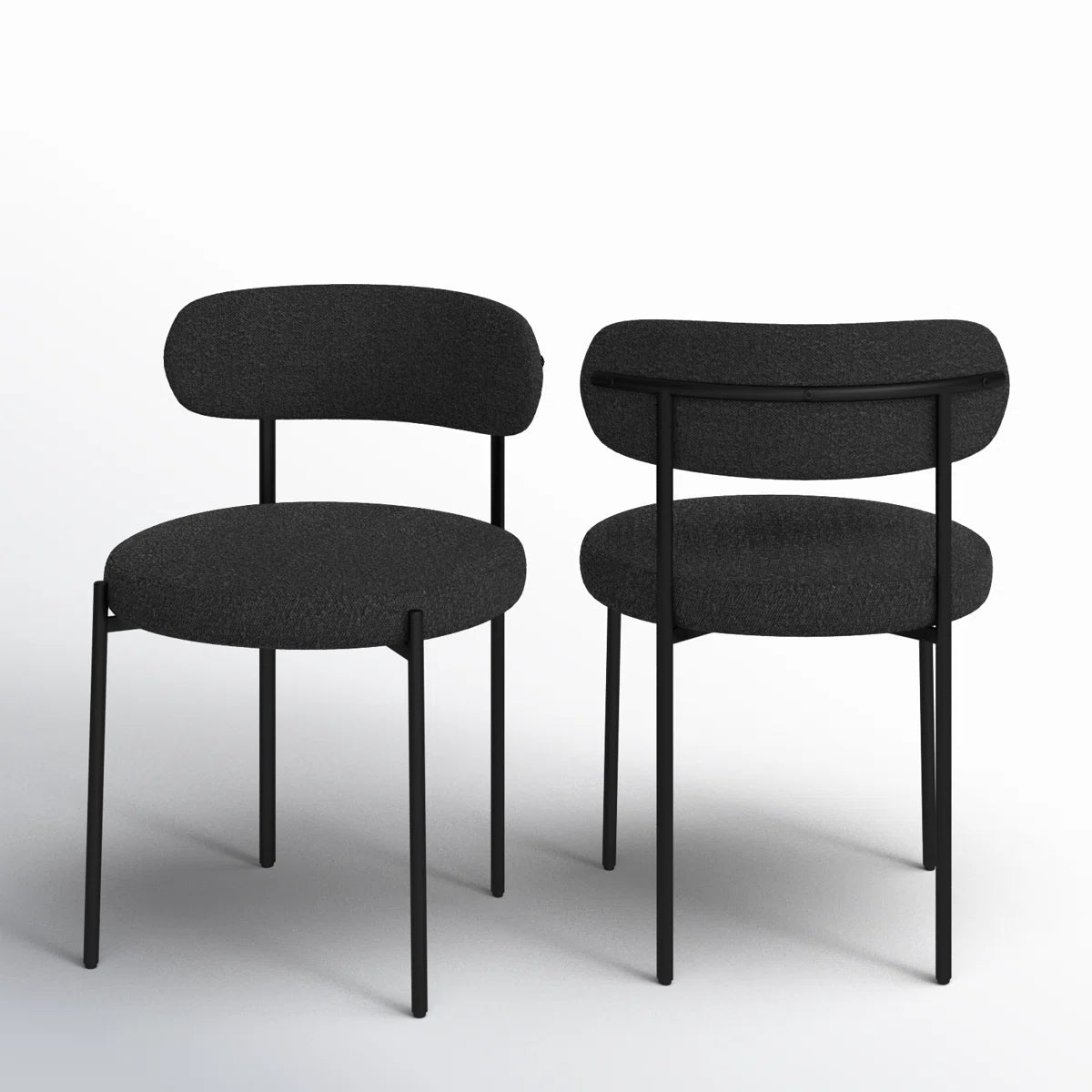 Sherlahome Back Boucle Chair