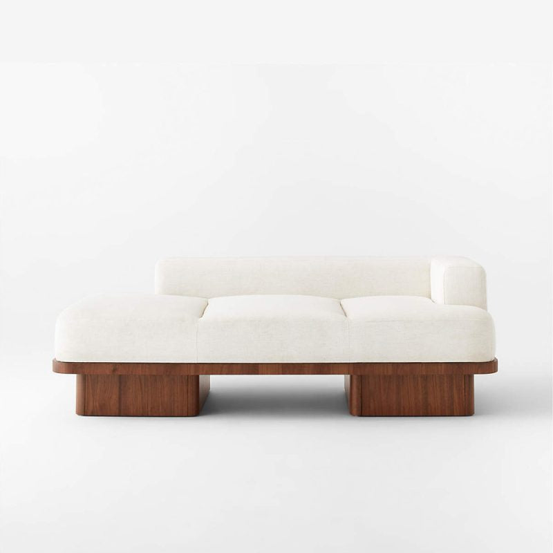 Snow Upholstered Chaise loungue