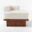 Snow Upholstered Chaise loungue