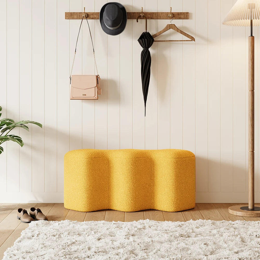 Solara Boucle Entryway Bench