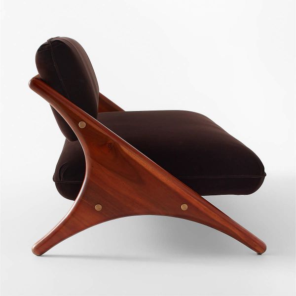 Sorelle Espresso Velvet Sofa