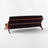 Sorelle Espresso Velvet Sofa