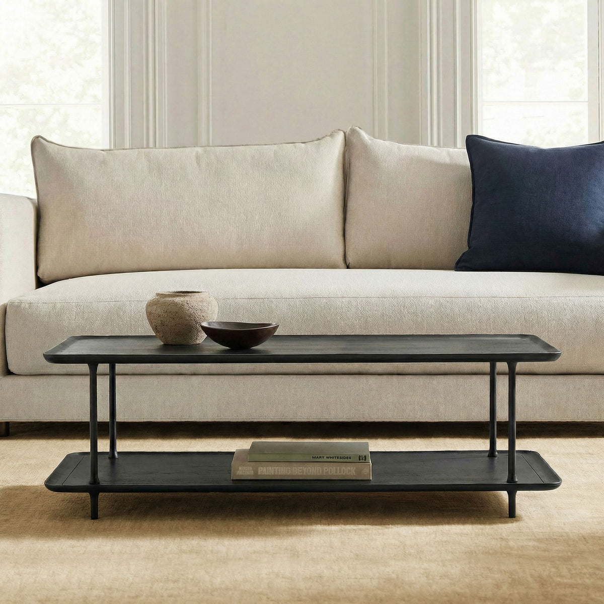 Soren Wood & Metal Coffee Table