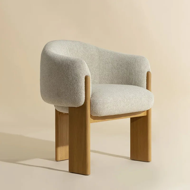 Swiss Dining Armchair – Rustic Oak