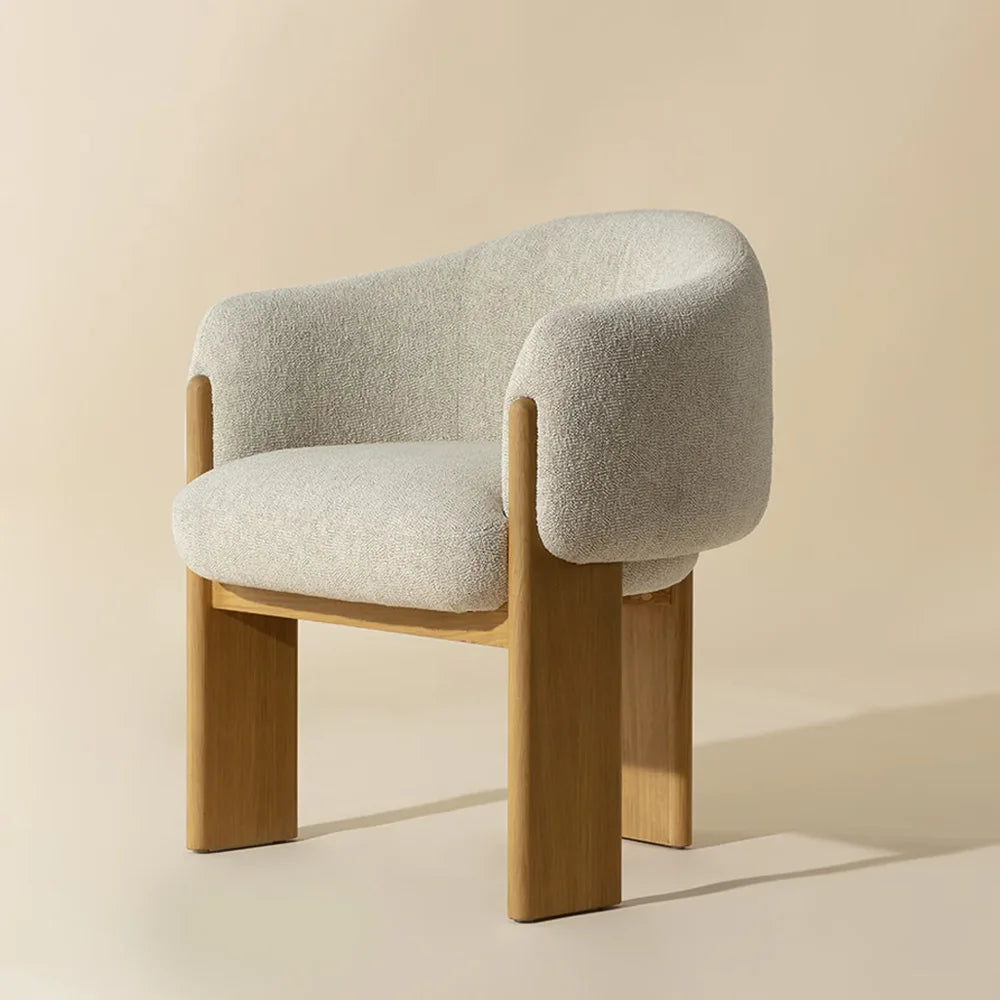 Swiss Dining Armchair – Rustic Oak