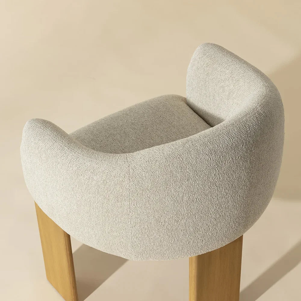 Swiss Dining Armchair – Rustic Oak