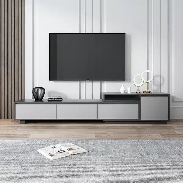 TV Console With Extendable Entertainment Center