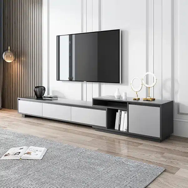 TV Console With Extendable Entertainment Center