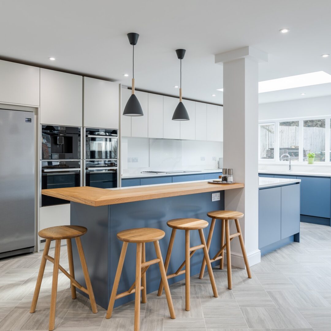 The Blue & Oak Family Kitchen