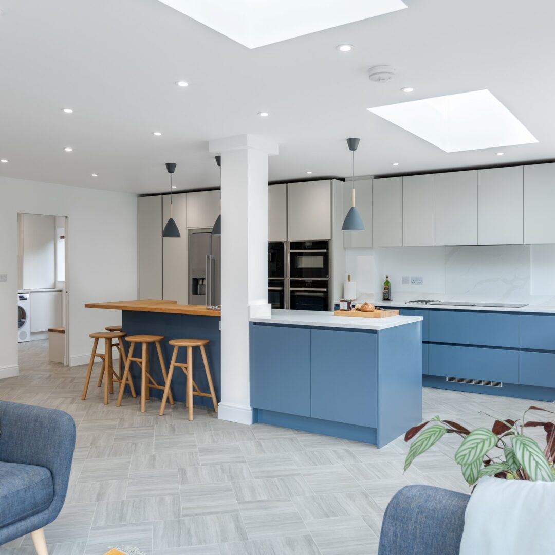 The Blue & Oak Family Kitchen