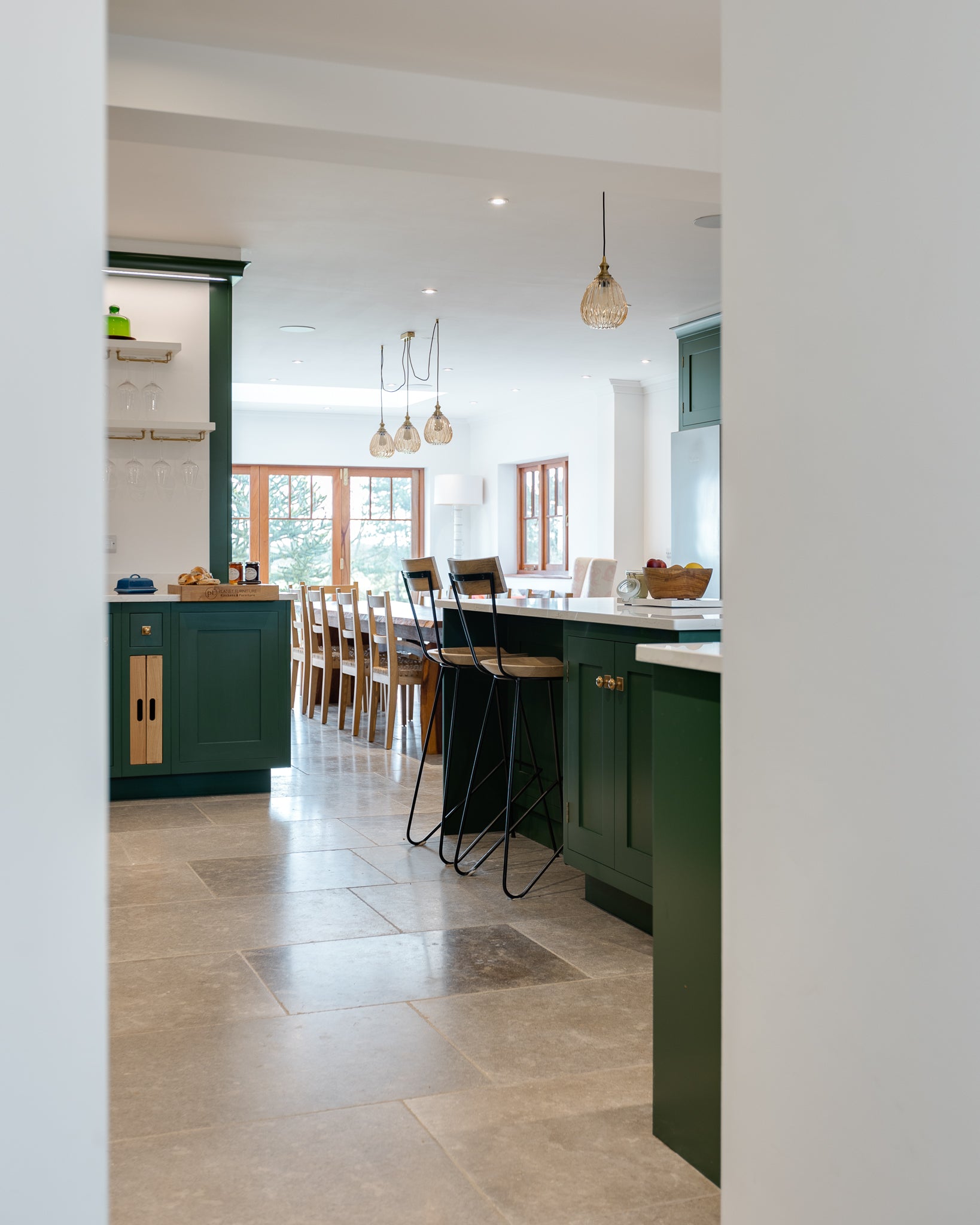 The Classic Country Green Kitchen