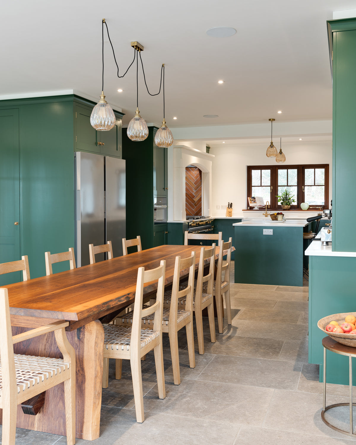 The Classic Country Green Kitchen